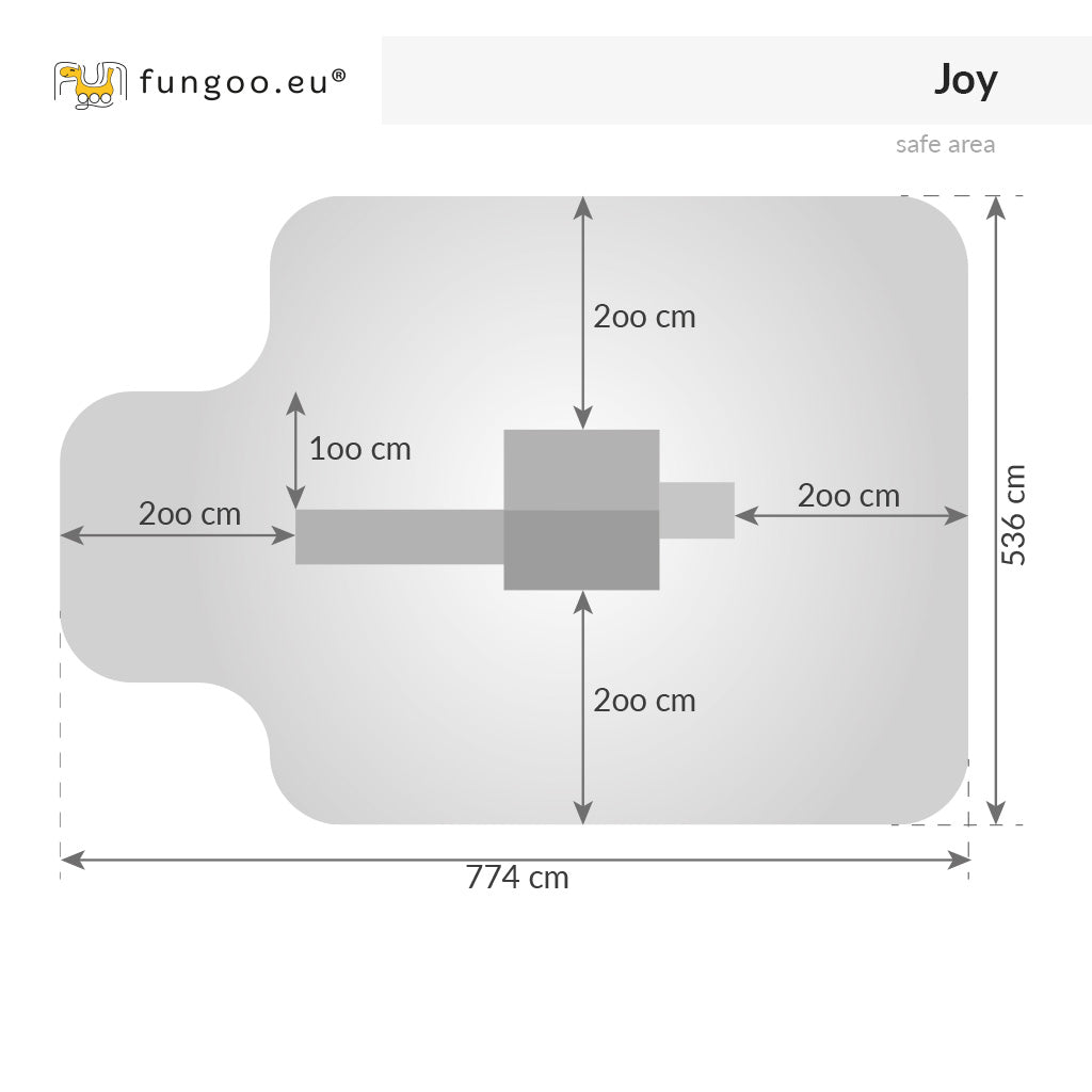 Fungoo 00555 JOY детска площадка с пързалка