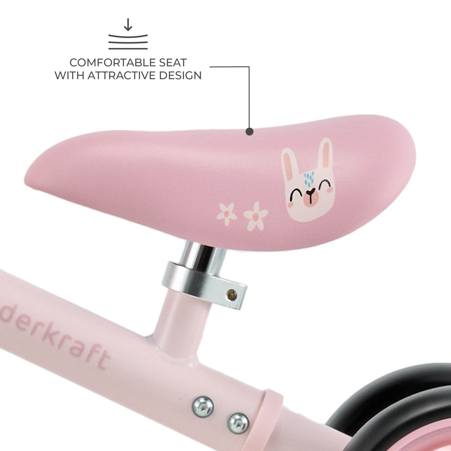 Kinderkraft CUTIE FLASH колело за баланс PINK