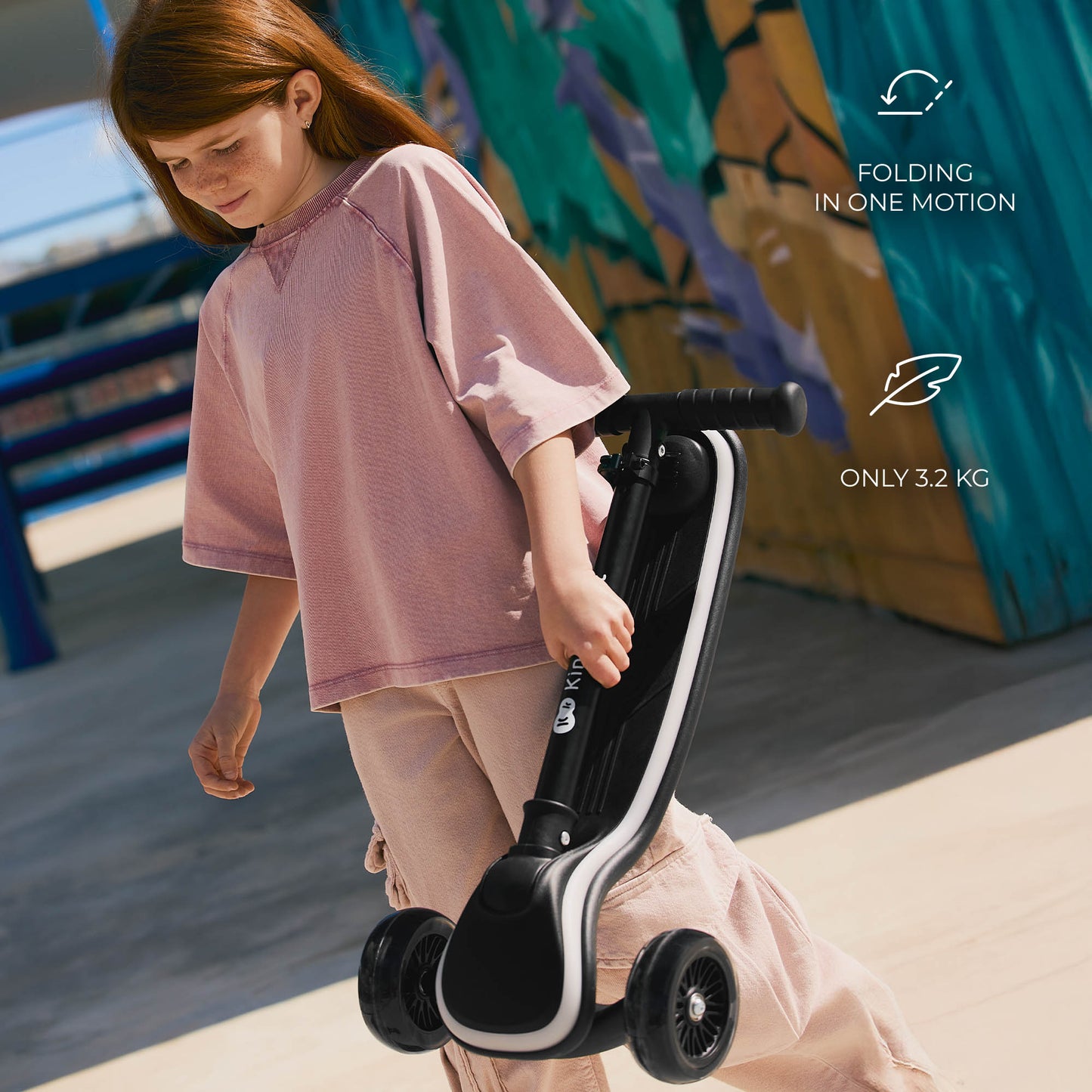 Kinderkraft RAKET тротинетка BLACK