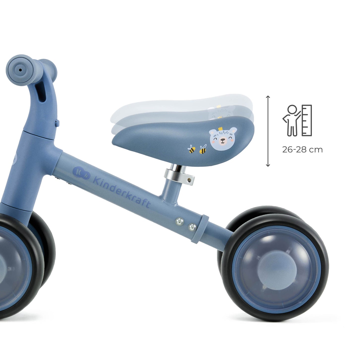 Kinderkraft CUTIE FLASH колело за баланс BLUE