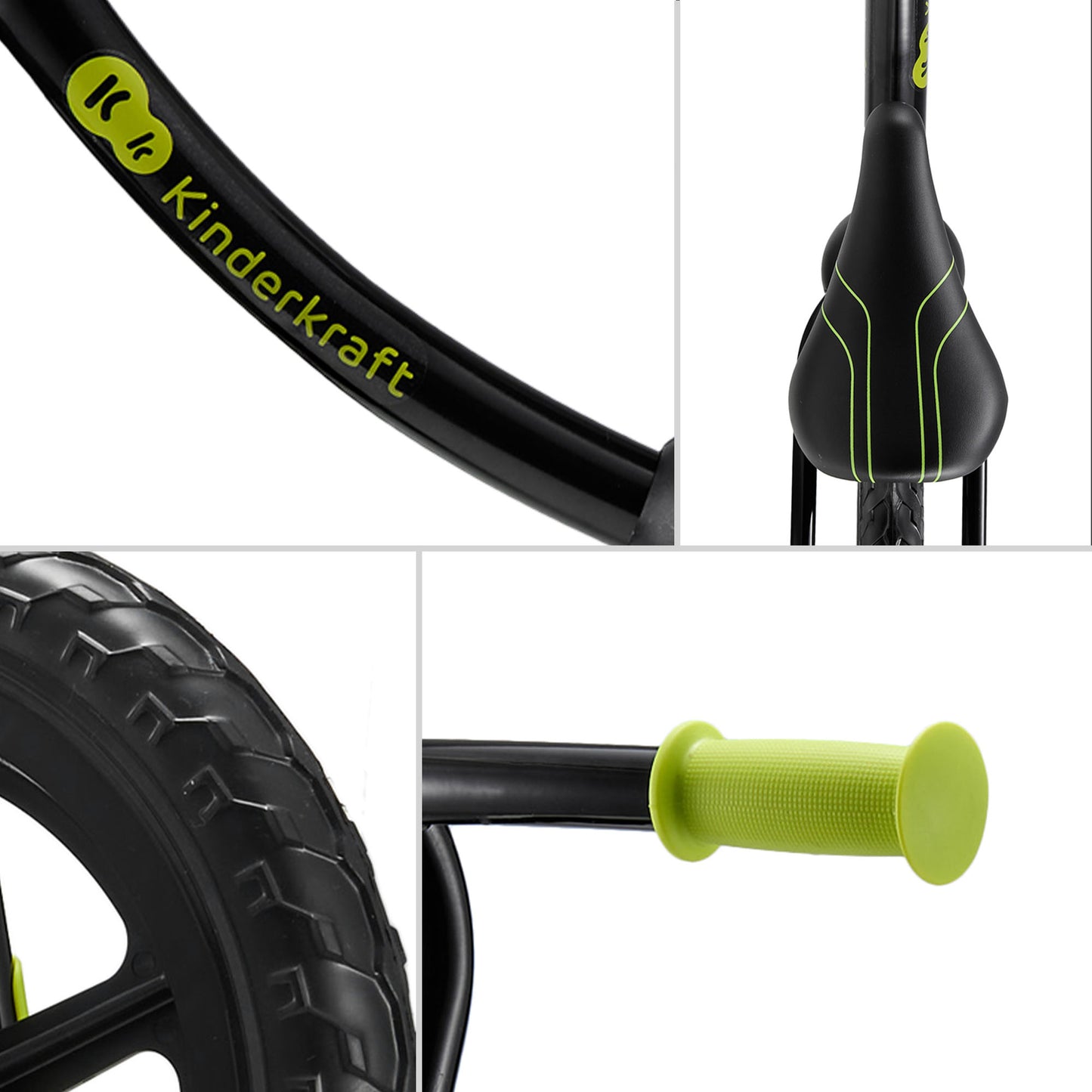 Kinderkraft колело за баланс 2WAY NEXT OFFROAD BLACK