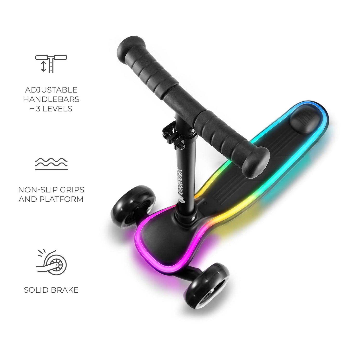 Kinderkraft RAKET тротинетка BLACK