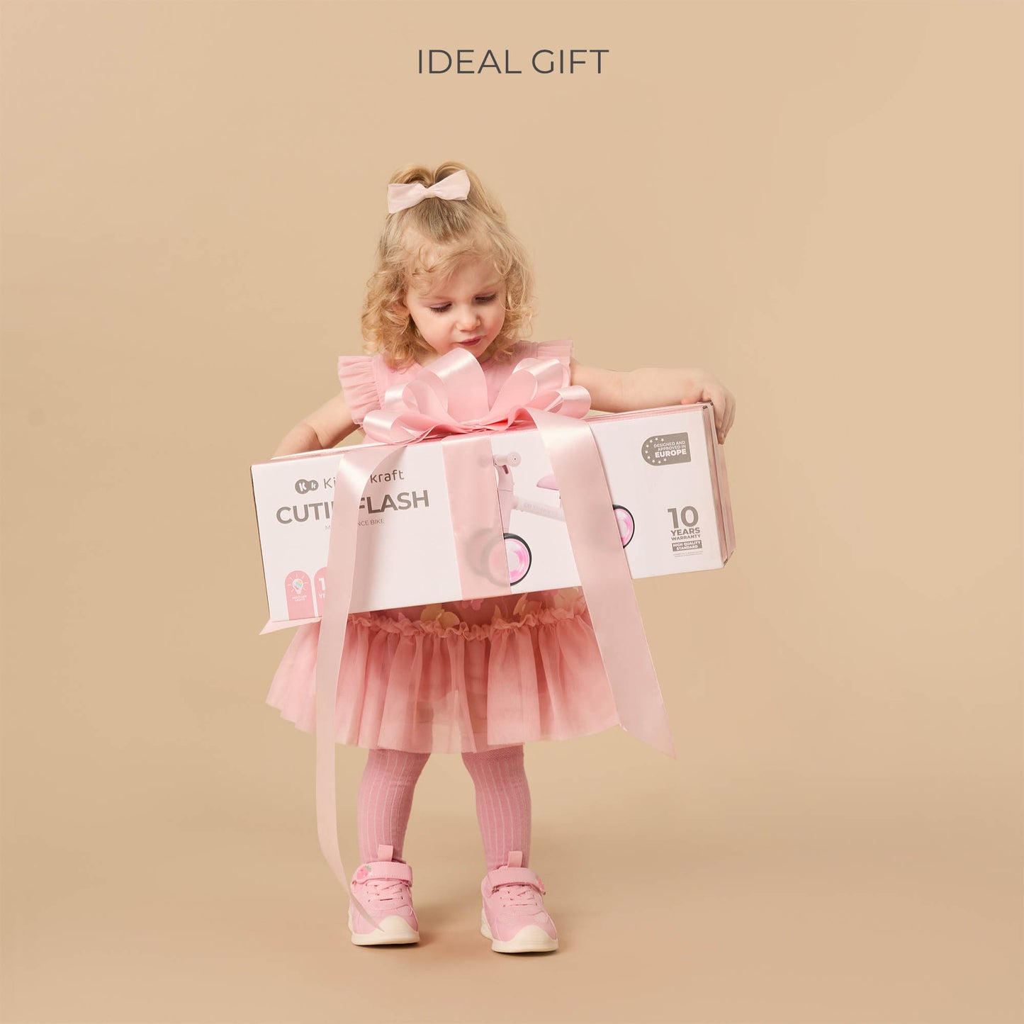 Kinderkraft CUTIE FLASH колело за баланс PINK