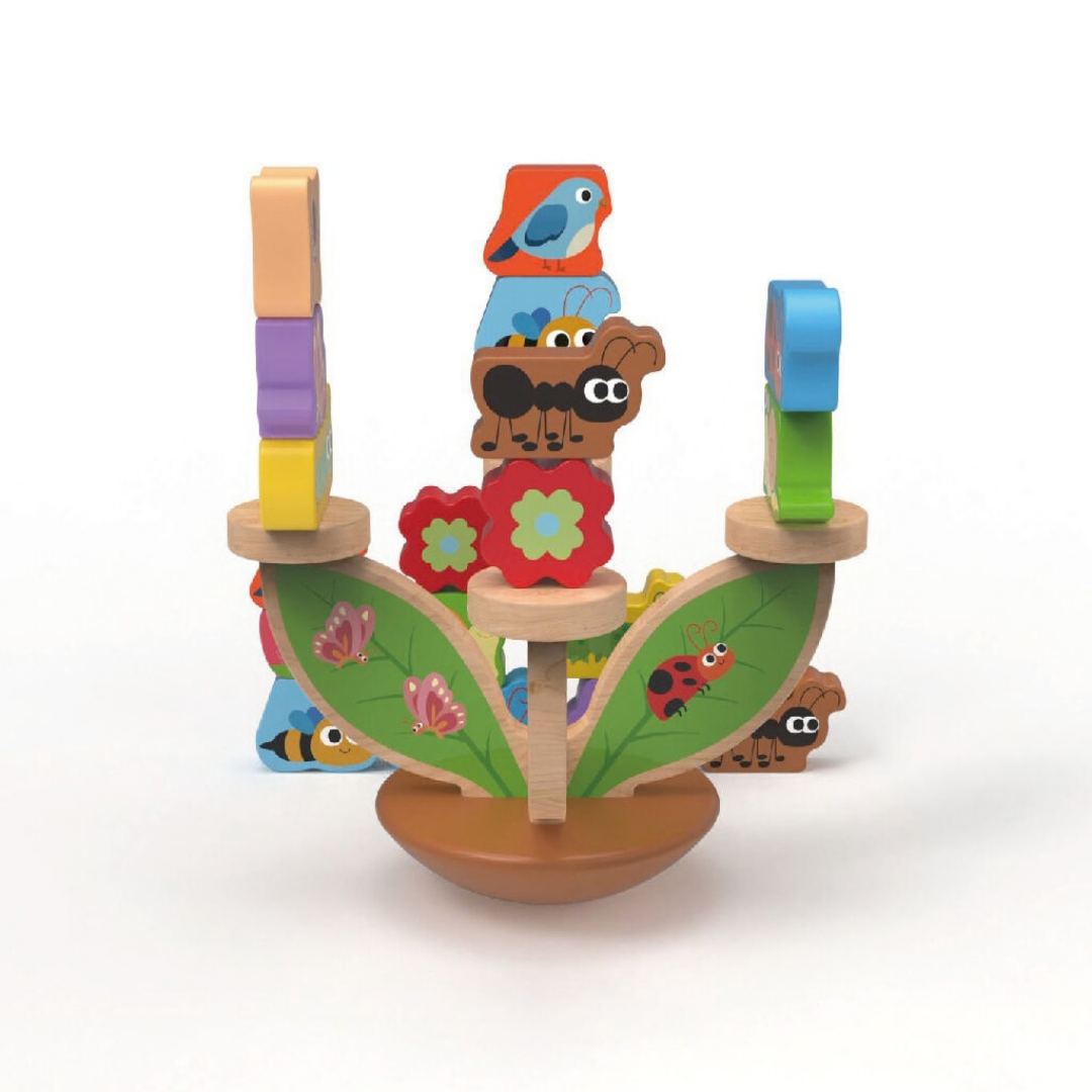 Дървена игра за баланс Полянка с фигури 2Kids Toys – снимка 6