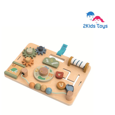 Дървена занимателна дъска бизи борд Safari 2Kids Toys – снимка 3