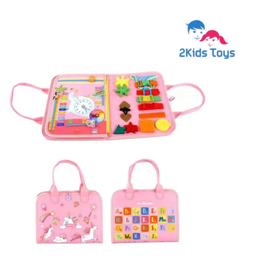 Сензорна текстилна тиха книжка с еднорог 2Kids Toys – снимка 3