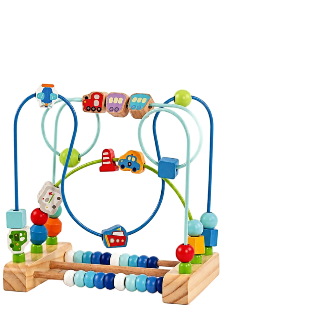Дървен лабиринт с превозни средства 2Kids Toys – снимка 2