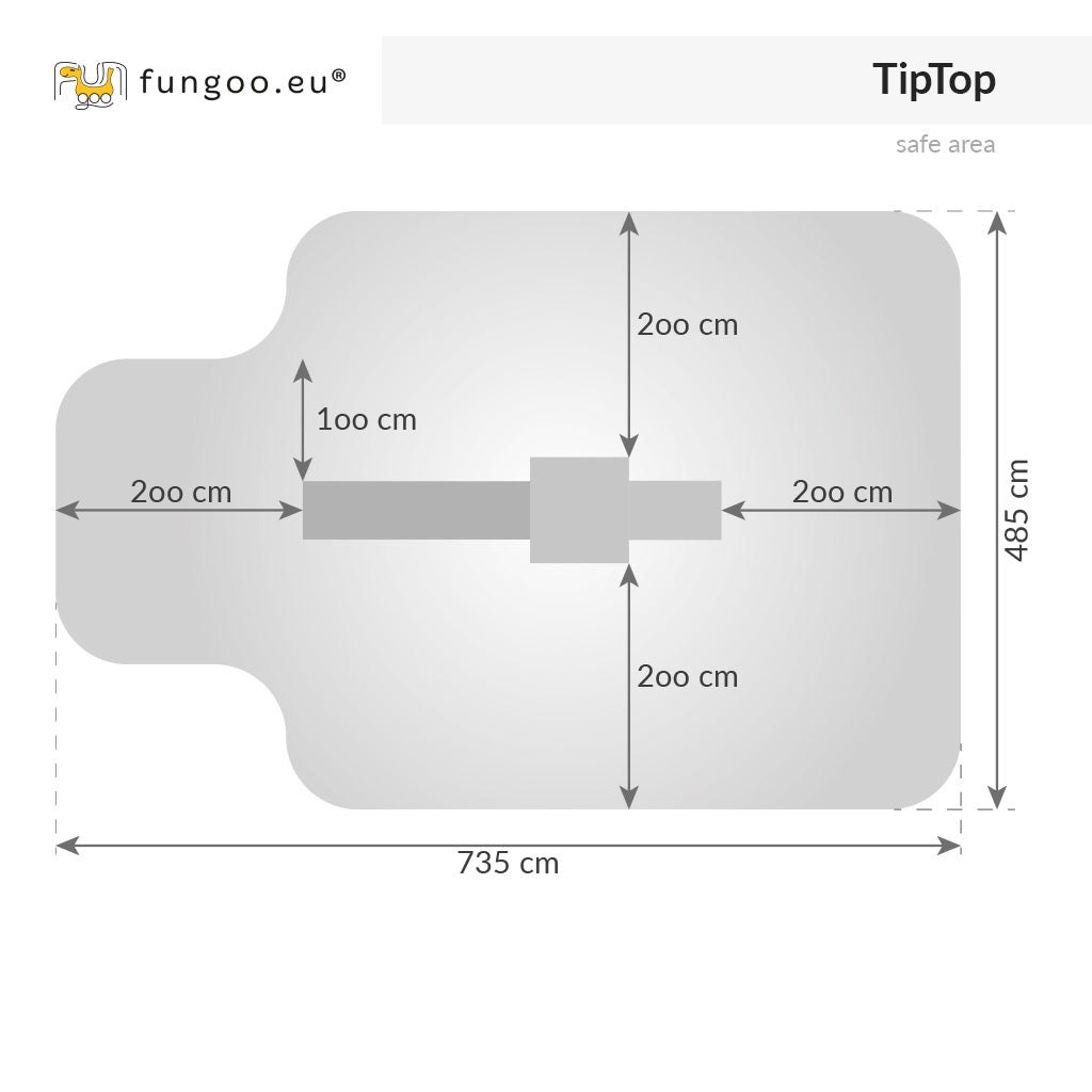 Fungoo 03305 TIPTOP детска площадка с пързалка