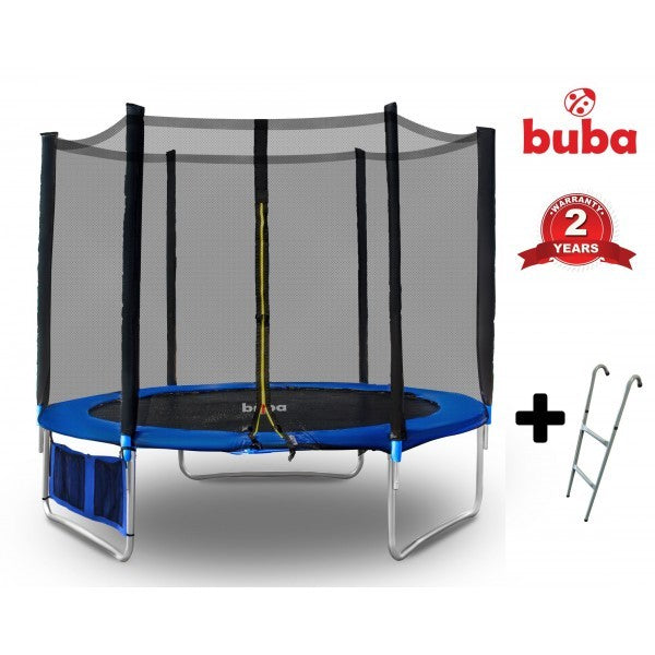 Buba Детски батут 8FT (244 cm) с мрежа и стълба