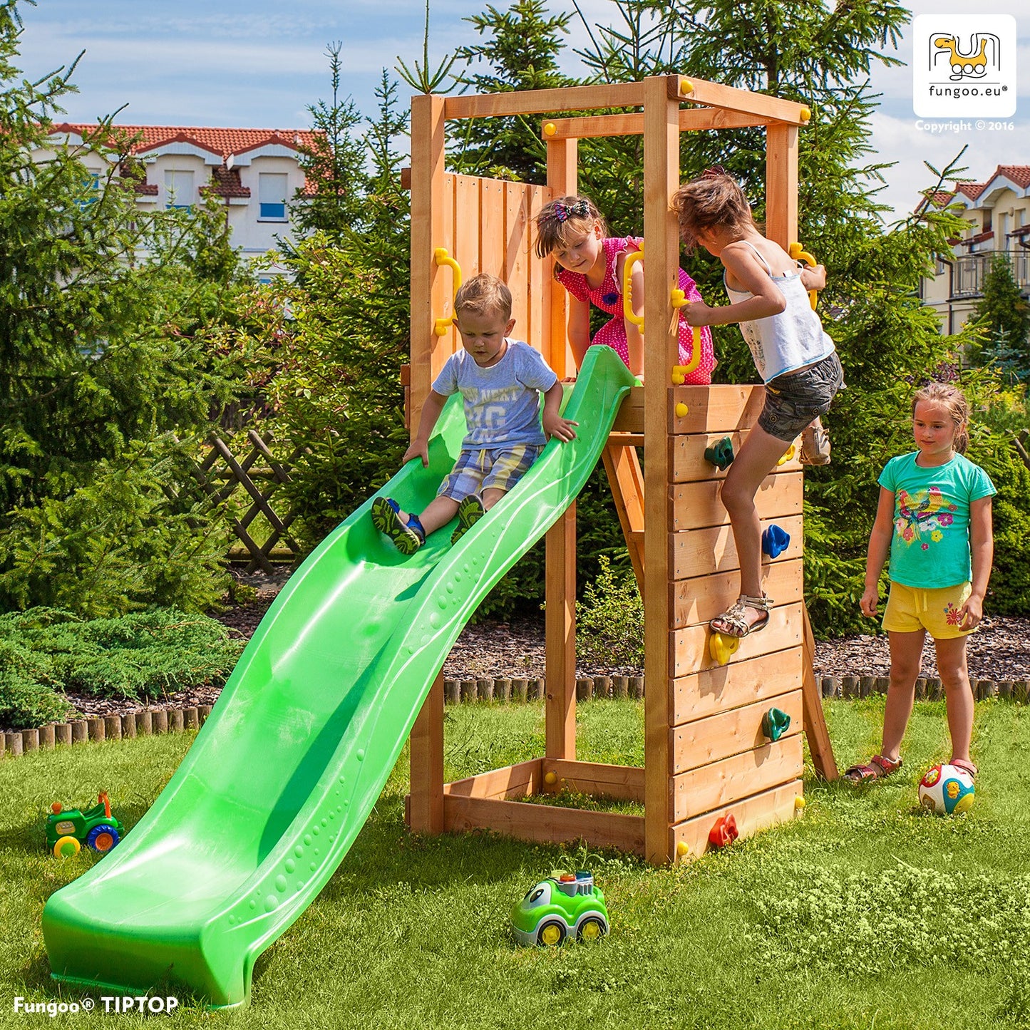 Fungoo 03305 TIPTOP детска площадка с пързалка