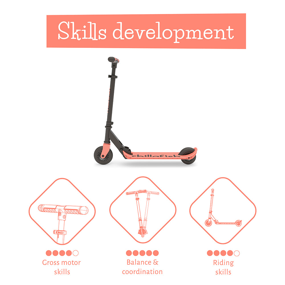 Chillafish Flexxi CPFM03FLA сгъваема тротинетка Flamingo