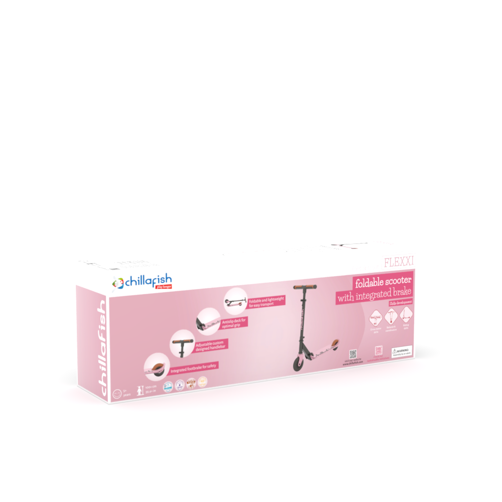 Chillafish Flexxi CPFM03CAP сгъваема тротинетка Cameo Pink
