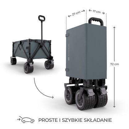 Kinderkraft Rollster сгъваема количка за деца ANTHRACITE