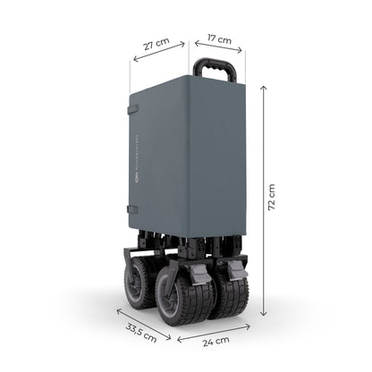 Kinderkraft Rollster сгъваема количка за деца ANTHRACITE
