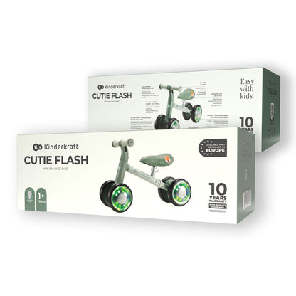 Kinderkraft CUTIE FLASH колело за баланс GREEN