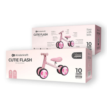 Kinderkraft CUTIE FLASH колело за баланс PINK