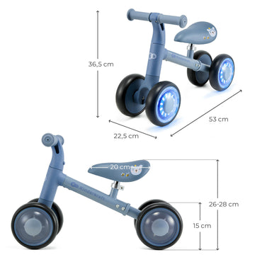 Kinderkraft CUTIE FLASH колело за баланс BLUE