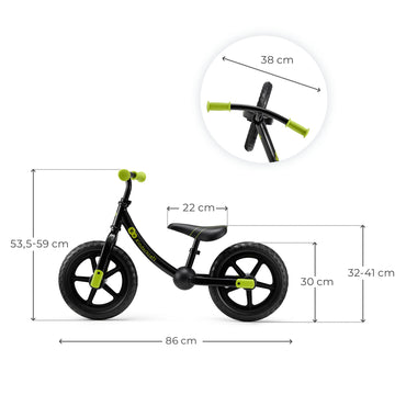 Kinderkraft колело за баланс 2WAY NEXT OFFROAD BLACK