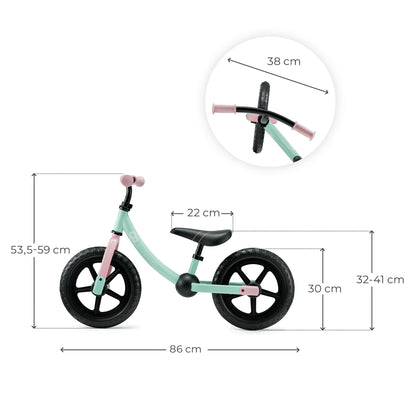 Kinderkraft колело за баланс 2WAY NEXT OFFROAD CANDY MINT
