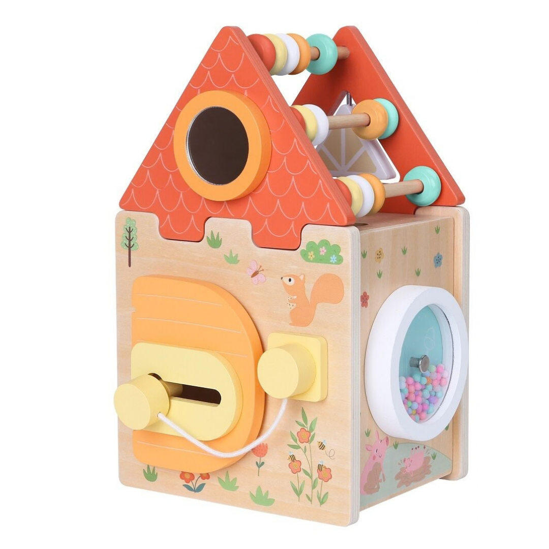 Дървен Монтесори куб Ферма с животни 2Kids Toys – снимка 3