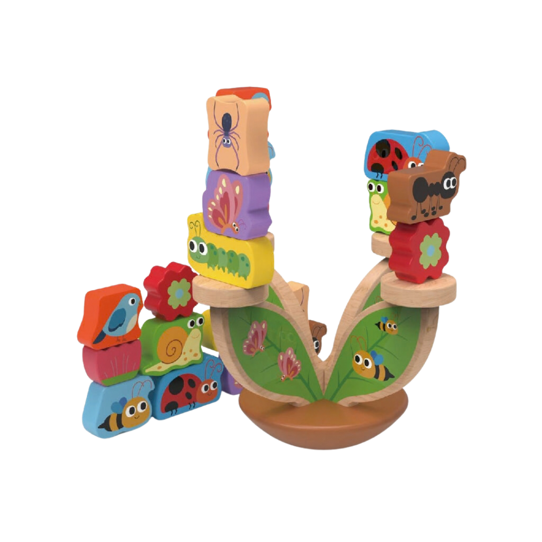 Дървена игра за баланс Полянка с фигури 2Kids Toys – снимка 4