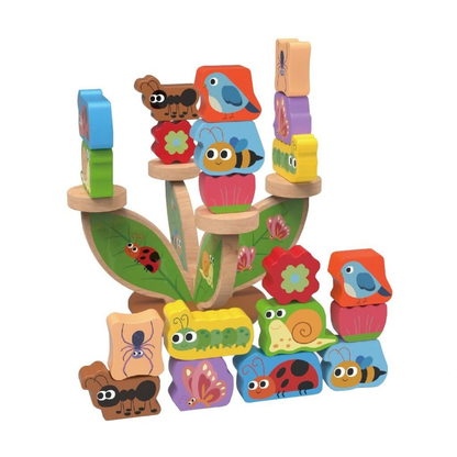 Дървена игра за баланс Полянка с фигури 2Kids Toys – снимка 2