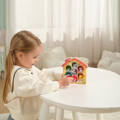 Дървена Монтесори игра кошер с пчелички и пинсети 2Kids Toys – снимка 4
