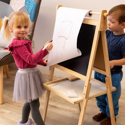 Голяма двустранна магнитна дъска с хартиена ролка 2Kids Toys – снимка 8