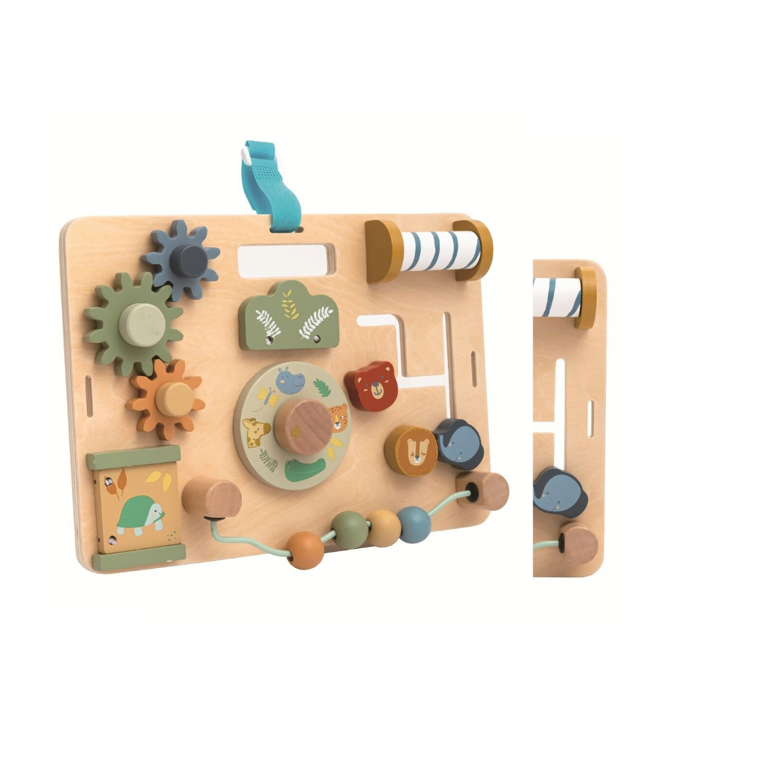 Дървена занимателна дъска бизи борд Safari 2Kids Toys – снимка 5