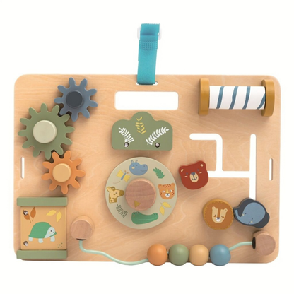Дървена занимателна дъска бизи борд Safari 2Kids Toys – снимка 4