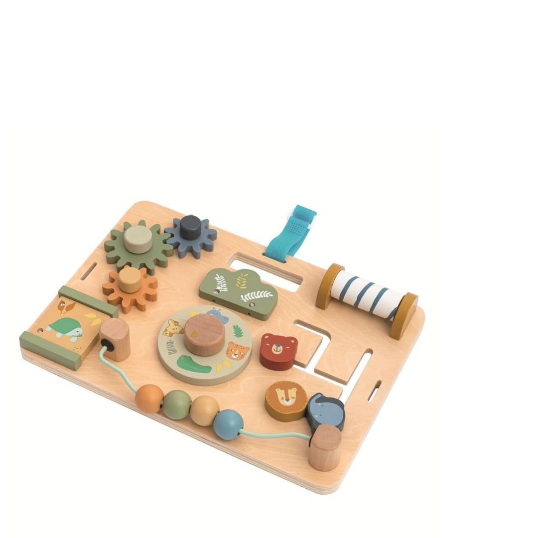 Дървена занимателна дъска бизи борд Safari 2Kids Toys – снимка 2