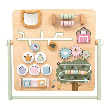 Дървена занимателна дъска Ферма със зъбни колела 2Kids Toys – снимка 2