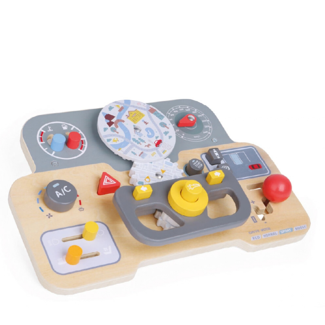 Дървено автомобилно табло с волан 2Kids Toys – снимка 4