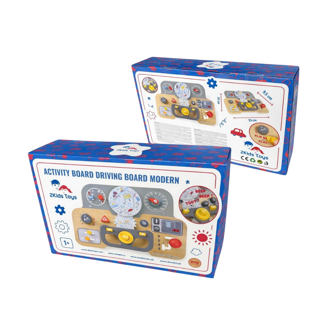 Дървено автомобилно табло с волан 2Kids Toys – снимка 2