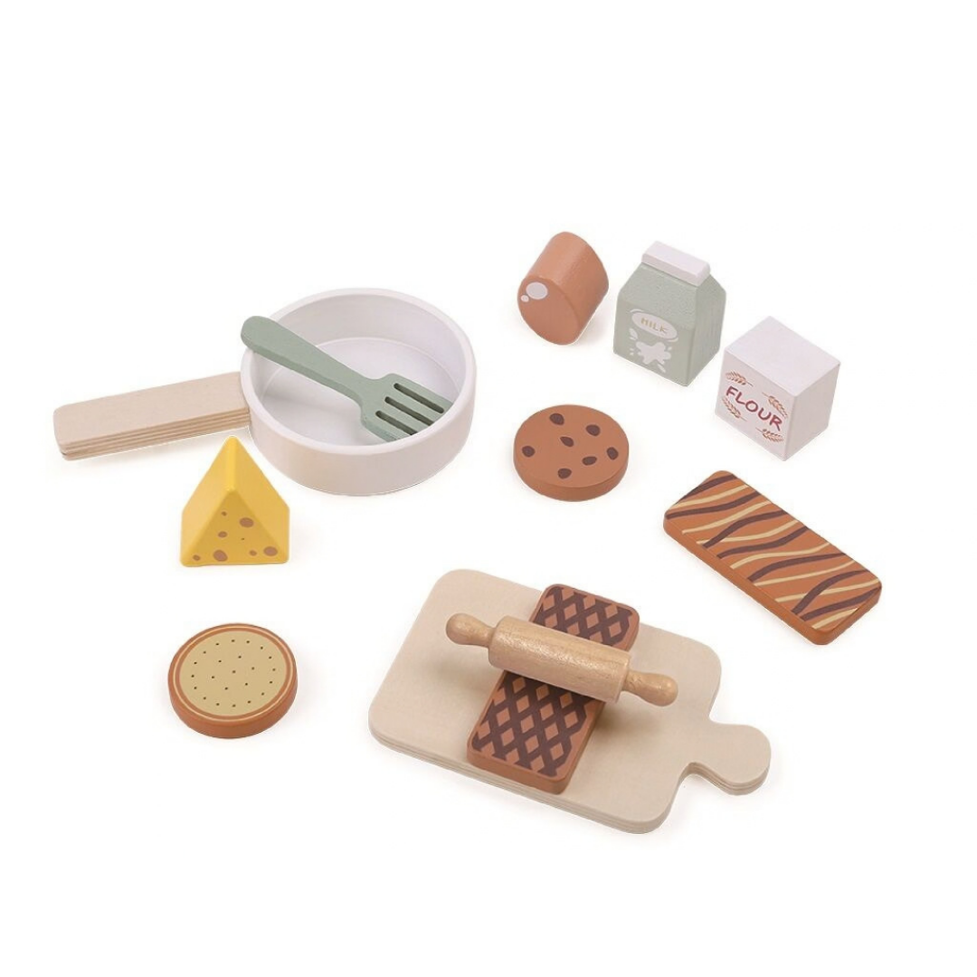 Дървена проходилка Монтесори с кухня 2Kids Toys – снимка 6