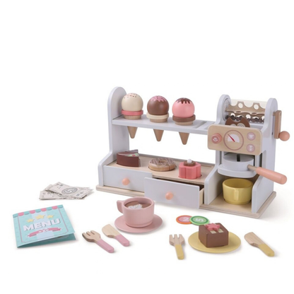 Дървена сладкарница и кафене 2 в 1 2Kids Toys – снимка 5