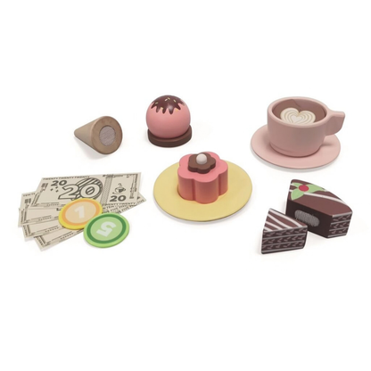 Дървена сладкарница и кафене 2 в 1 2Kids Toys – снимка 3
