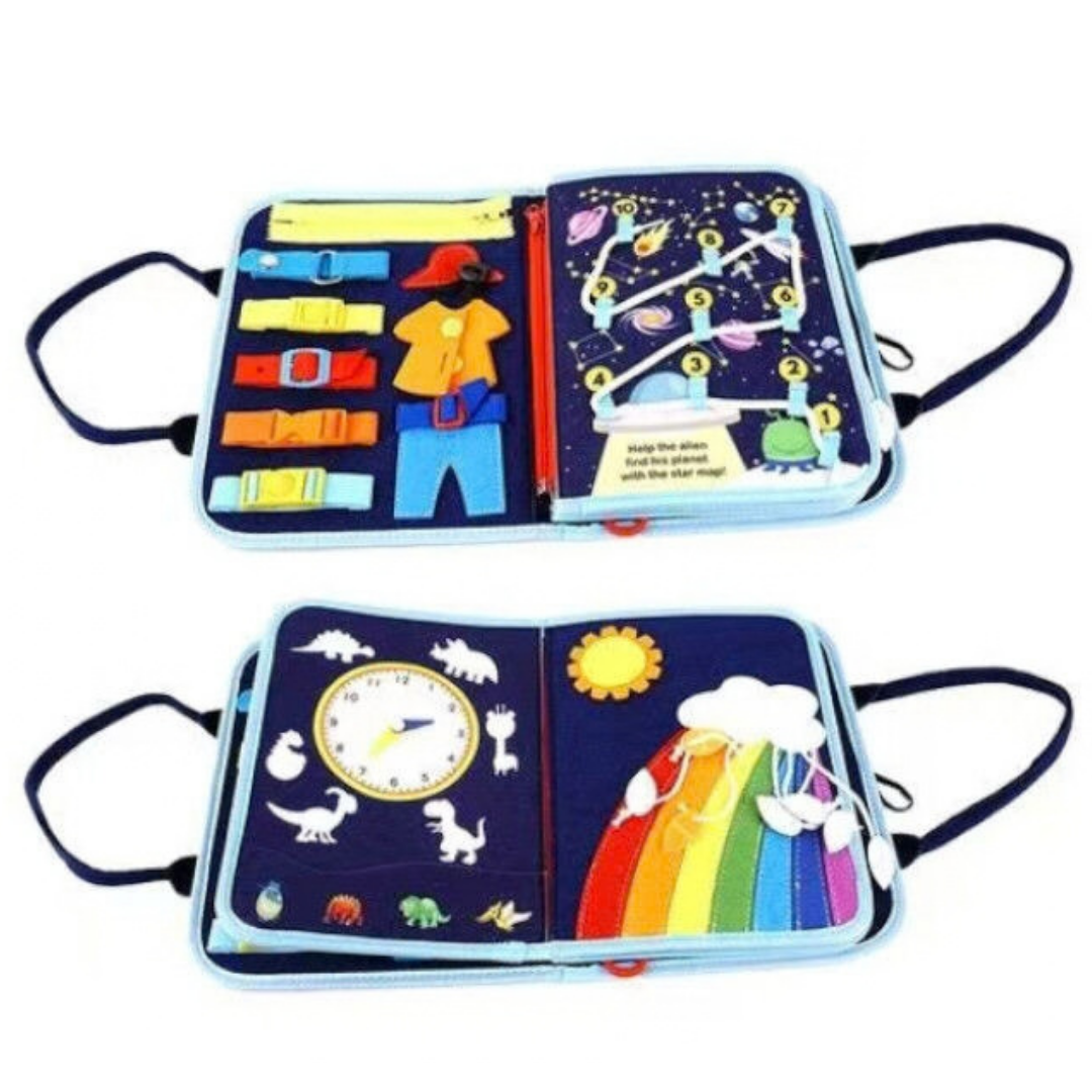Сензорна тиха книжка Монтесори Universe 2Kids Toys – снимка 9