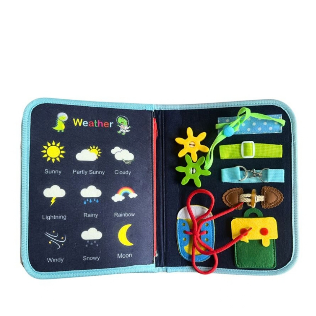 Сензорна тиха книжка Монтесори Universe 2Kids Toys – снимка 6