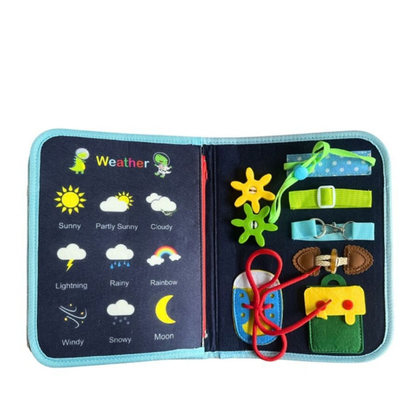 Сензорна тиха книжка Монтесори Universe 2Kids Toys – снимка 6