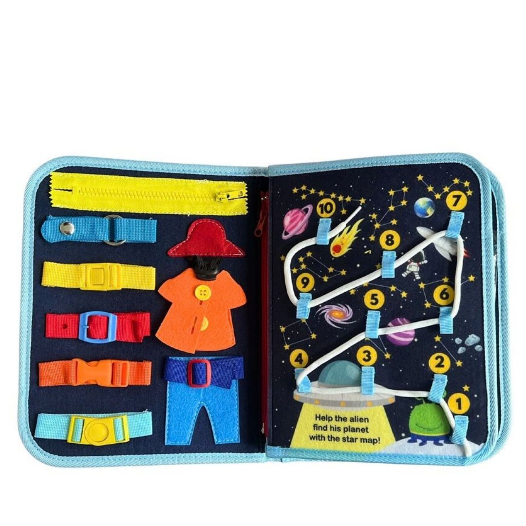 Сензорна тиха книжка Монтесори Universe 2Kids Toys – снимка 5
