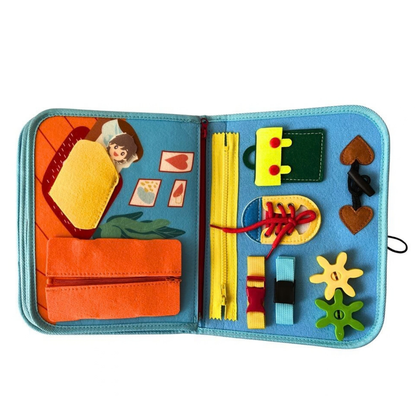 Сензорна тиха книжка с динозаври 2Kids Toys – снимка 3