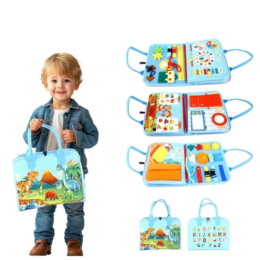Сензорна тиха книжка с динозаври 2Kids Toys – снимка 2