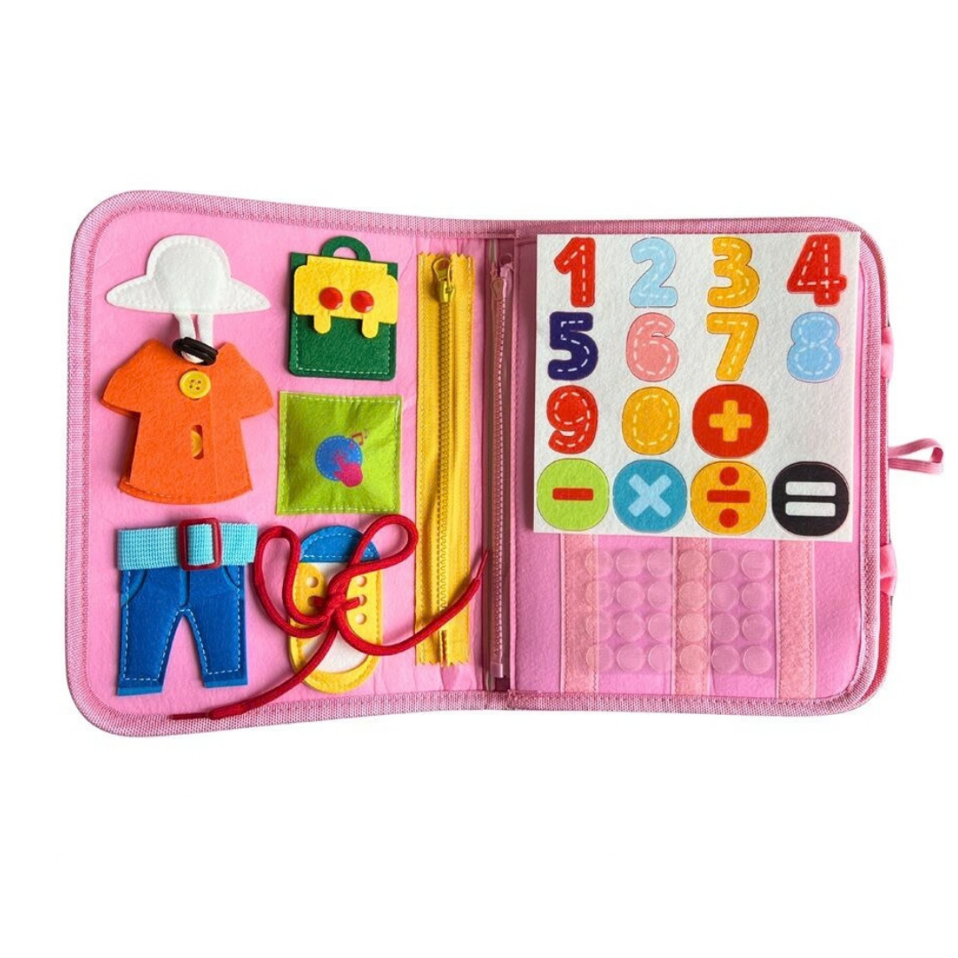 Сензорна текстилна тиха книжка с еднорог 2Kids Toys – снимка 7
