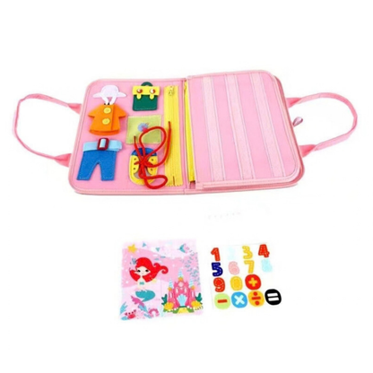 Сензорна текстилна тиха книжка с еднорог 2Kids Toys – снимка 4