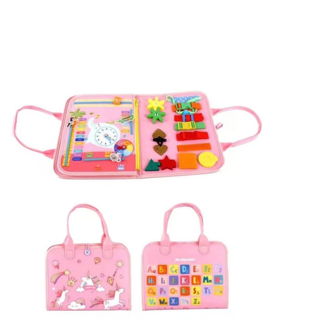 Сензорна текстилна тиха книжка с еднорог 2Kids Toys – снимка 2