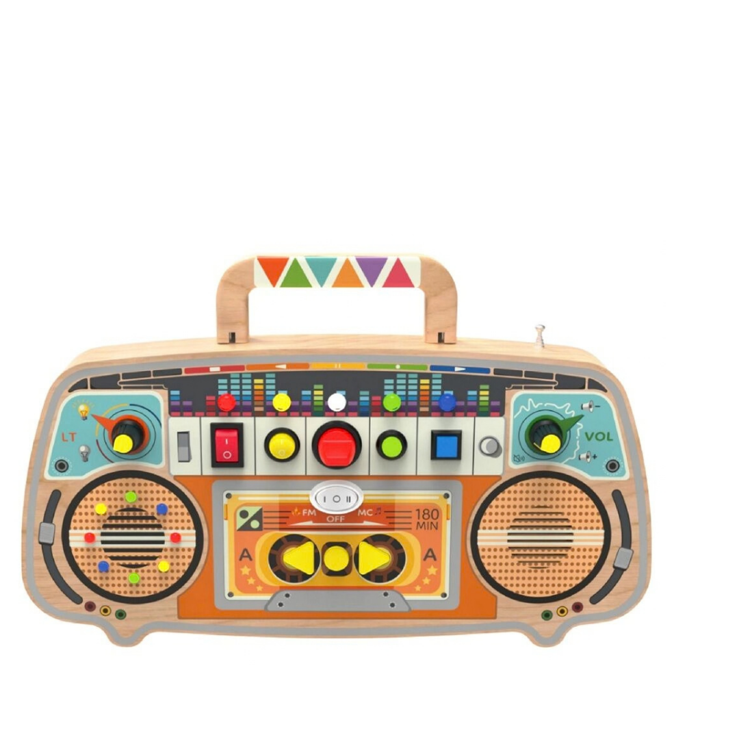 Дървена занимателна дъска FM радио 2Kids Toys – снимка 5