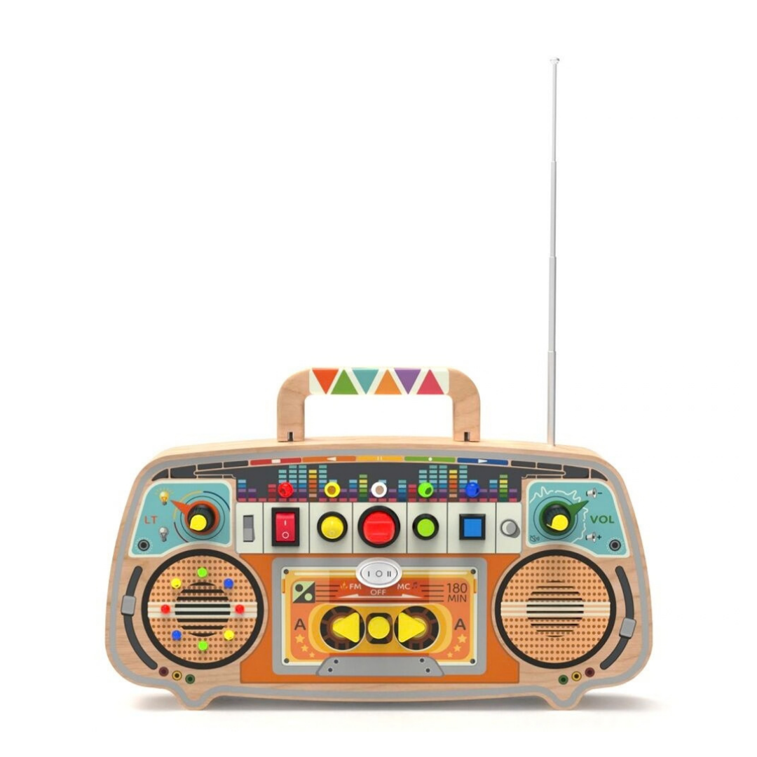 Дървена занимателна дъска FM радио 2Kids Toys – снимка 4