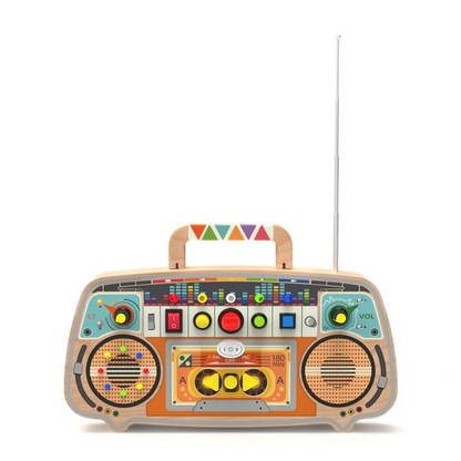 Дървена занимателна дъска FM радио 2Kids Toys – снимка 4