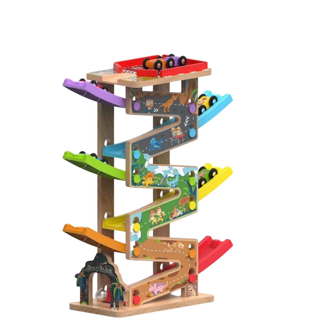 Дървена писта с рампи и колички 2Kids Toys – снимка 2